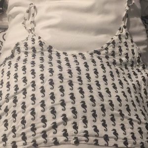 H&M seahorse crop top