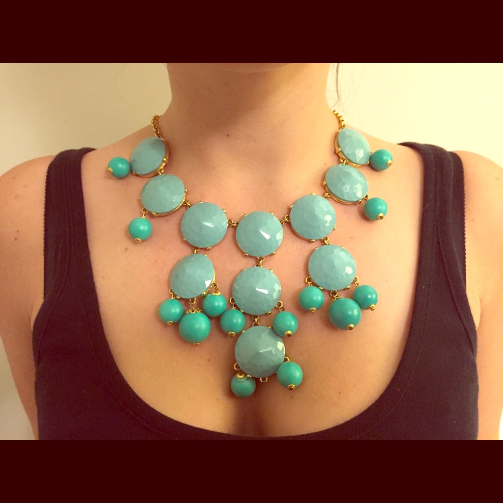 NWOT J. Crew Turquoise Statement Necklace
