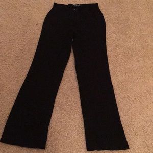 Black Straight Pants