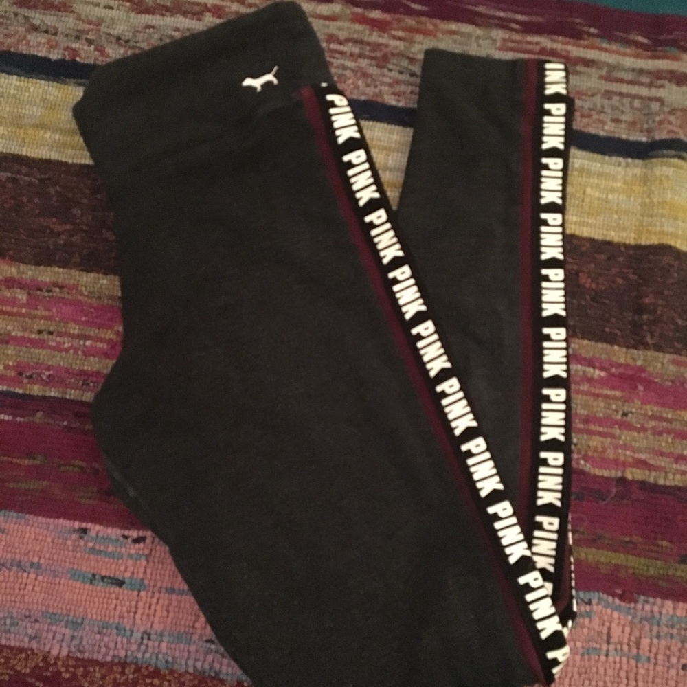 Pink brand grey leggings
