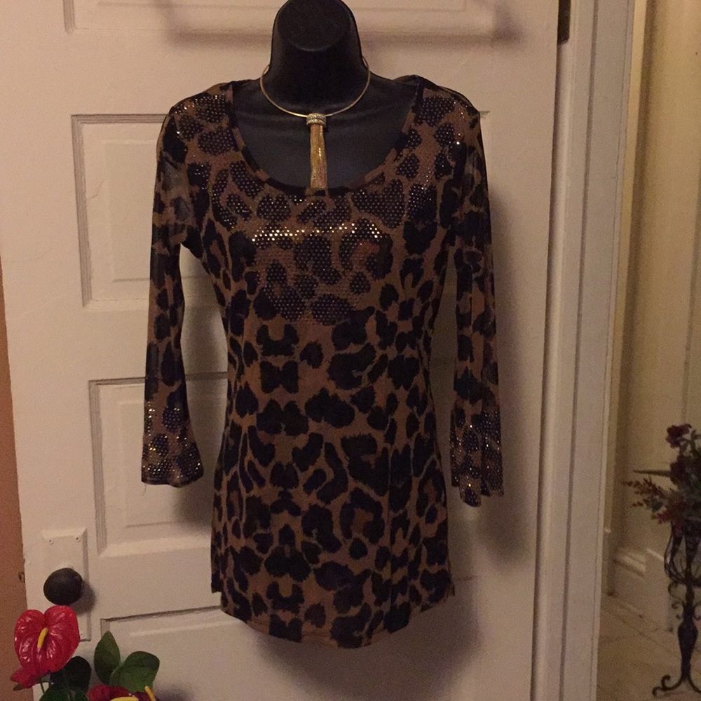 Go wild with this leopard print top