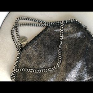 Stella McCartney Falabella Fold-over Tote, Black