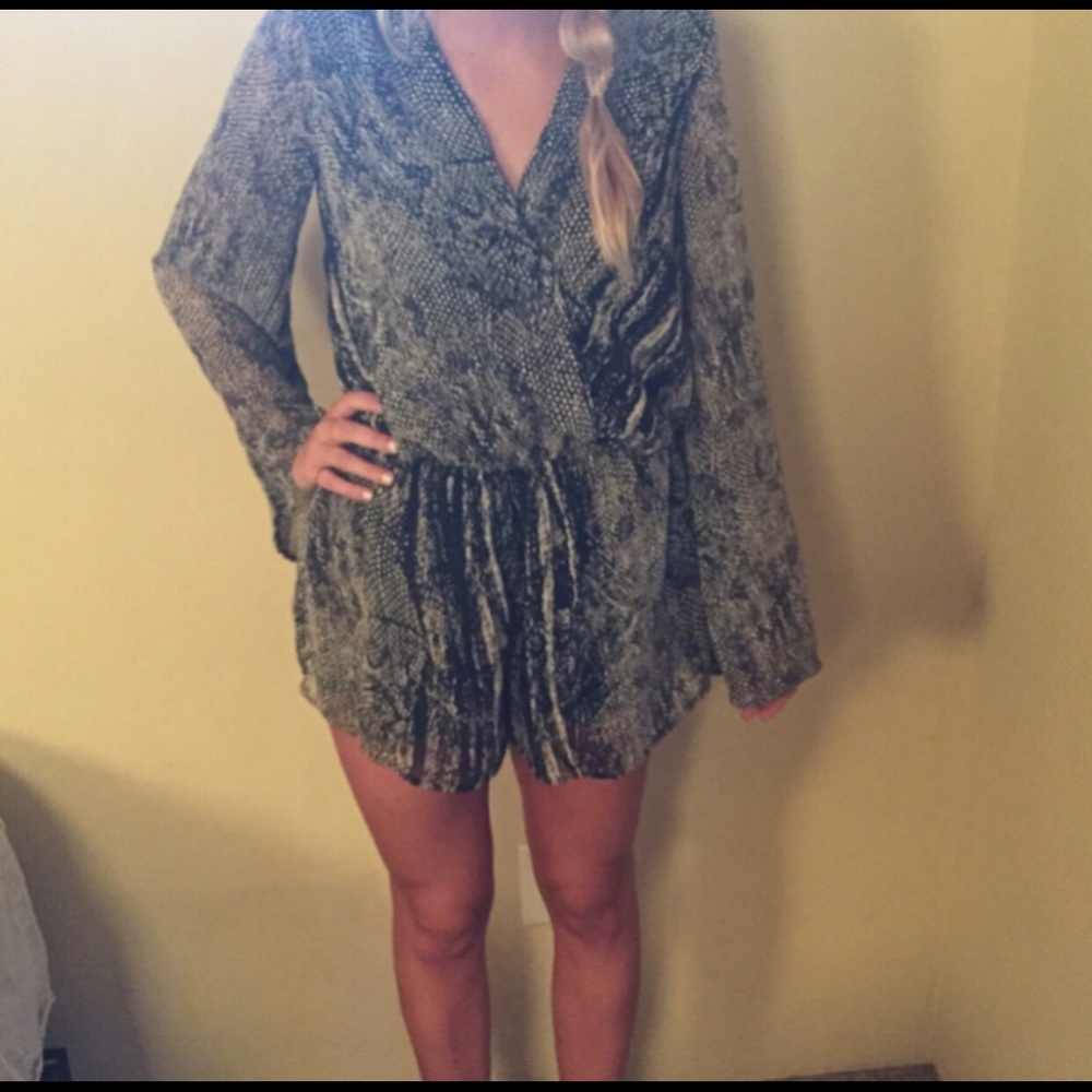 Barley worn romper