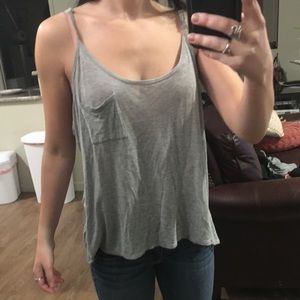 Nollie Light Gray Loose Tank
