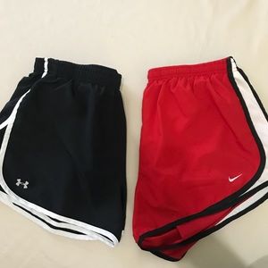 Nike/UnderArmor Running shorts BUNDLE$