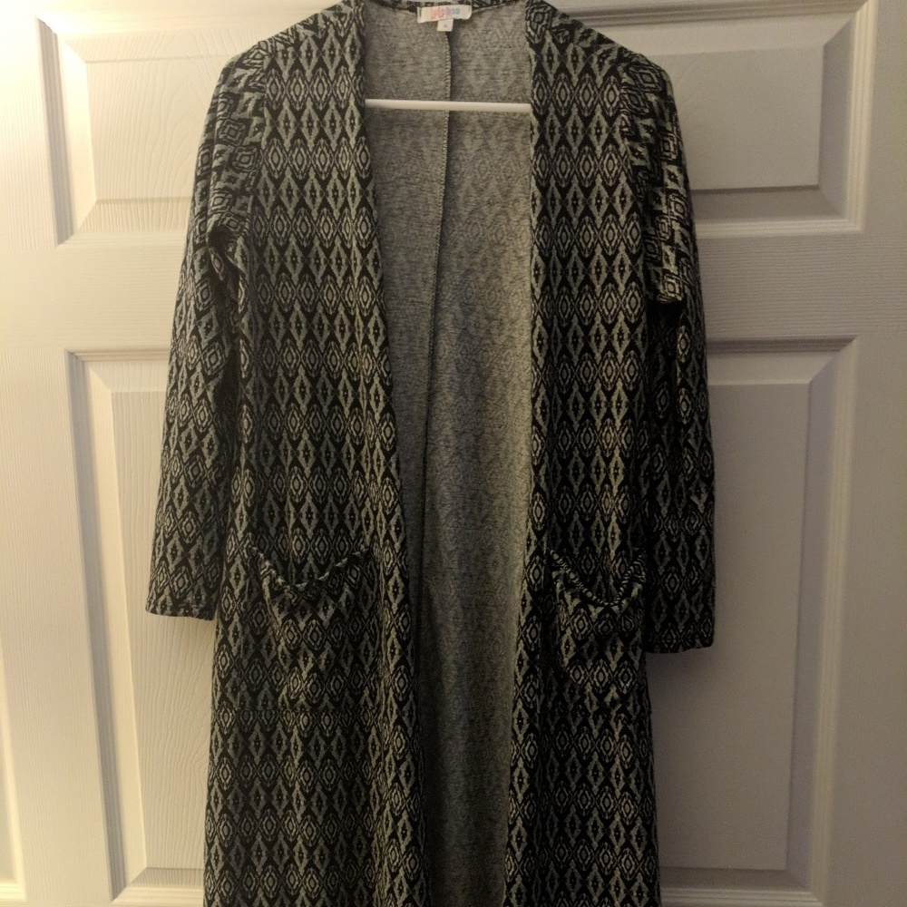 Lularoe long cardigan with pockets