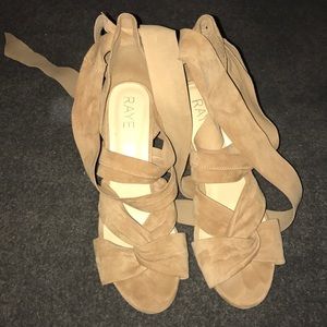 Raye Myra lace up heels
