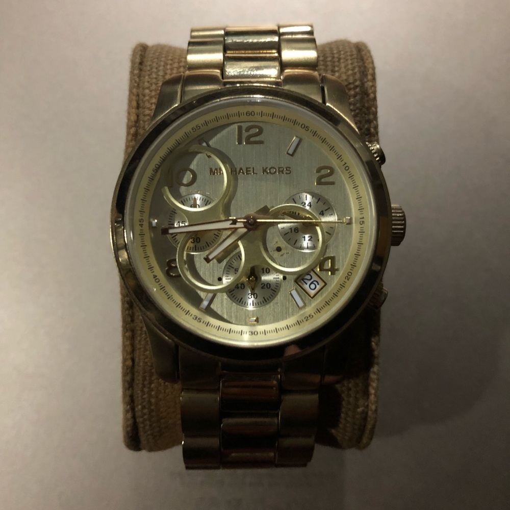 Authentic Michael Kors Gold watch MK5055