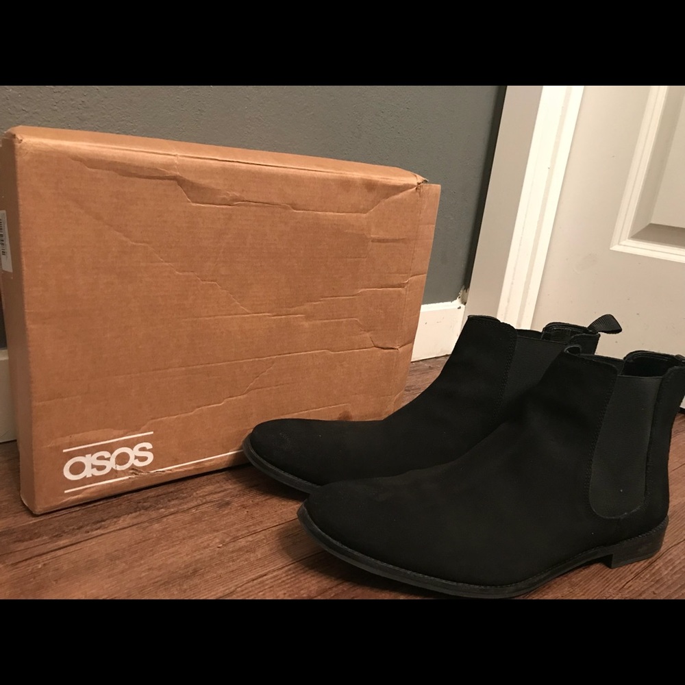Suede ASOS Chelsea boots