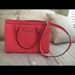 Pink Kate spade purse with tags