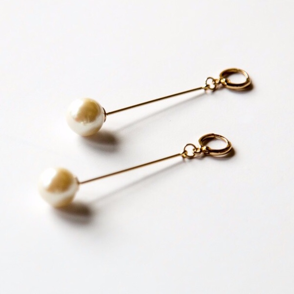 Pearl  statement earrings