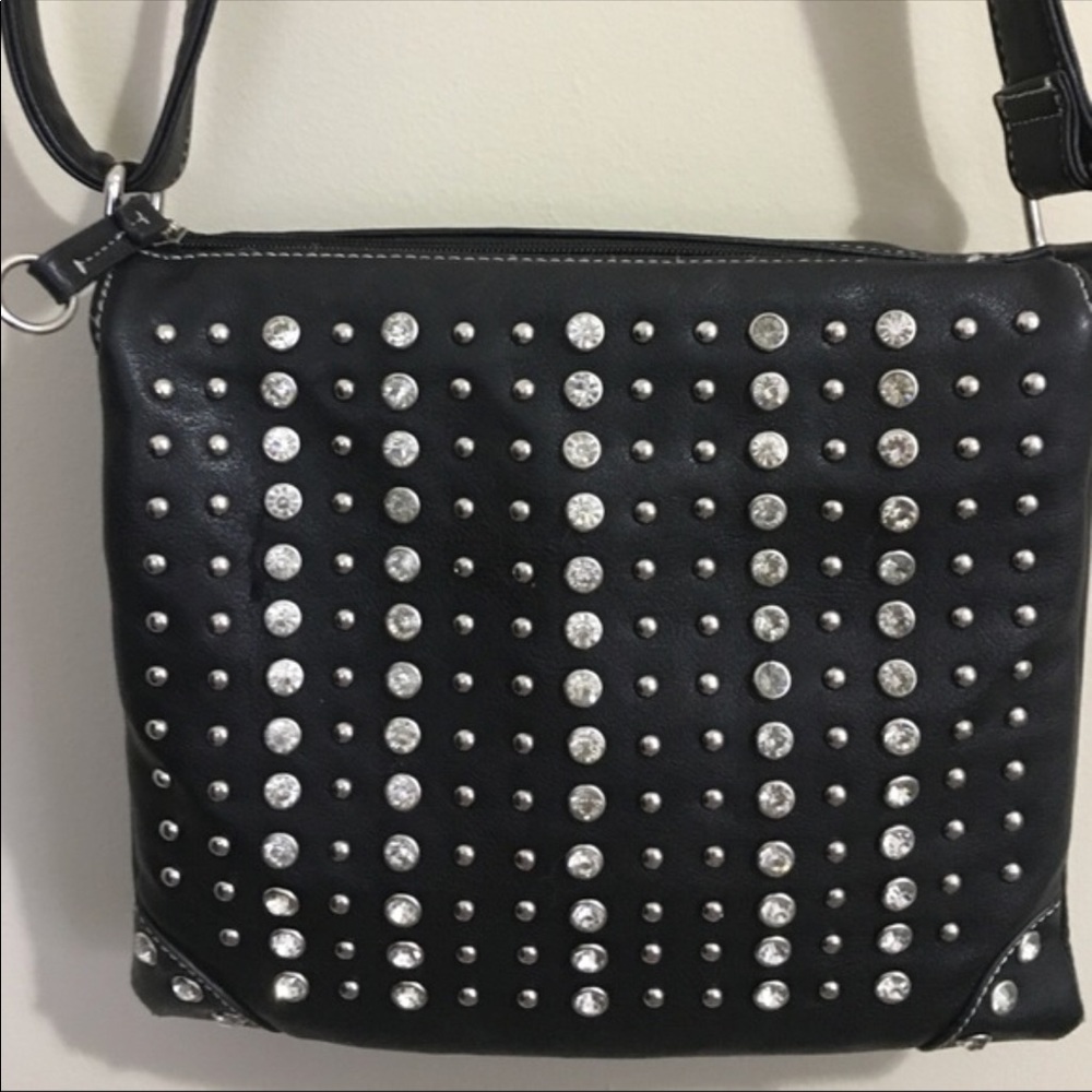 Studded bling purse
