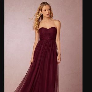 Anthropologie Annabelle Dress - black cherry