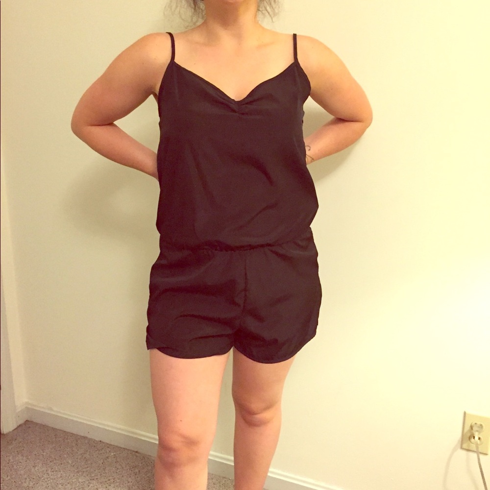 American Apparel Black Romper