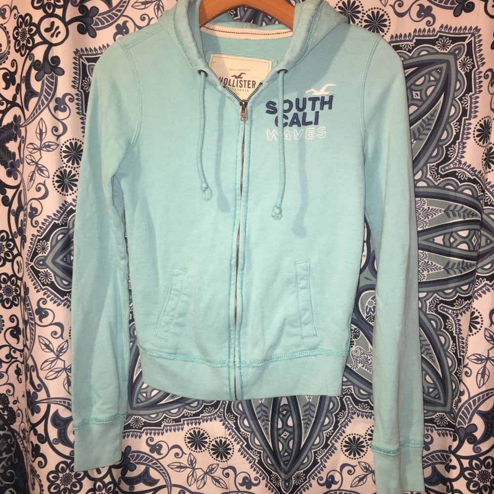 Hollister zip up hoodie