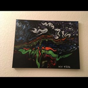 Home made - art - canvas - painting