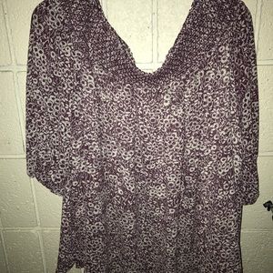 Loft off the shoulder top