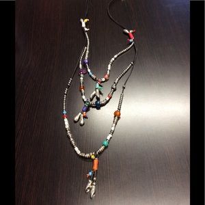 Uno De 50 Multi Color Statement Necklace