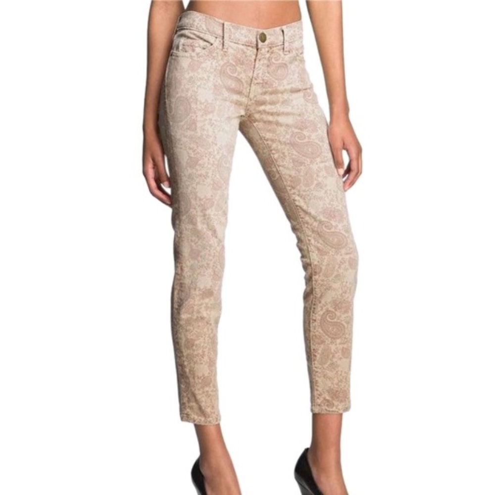 Current Elliott Khaki Skinny Jeans, 25