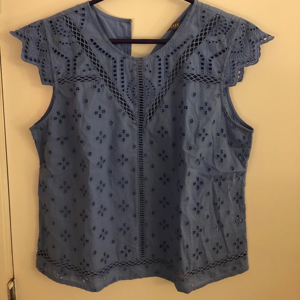 Blue Oasis blouse