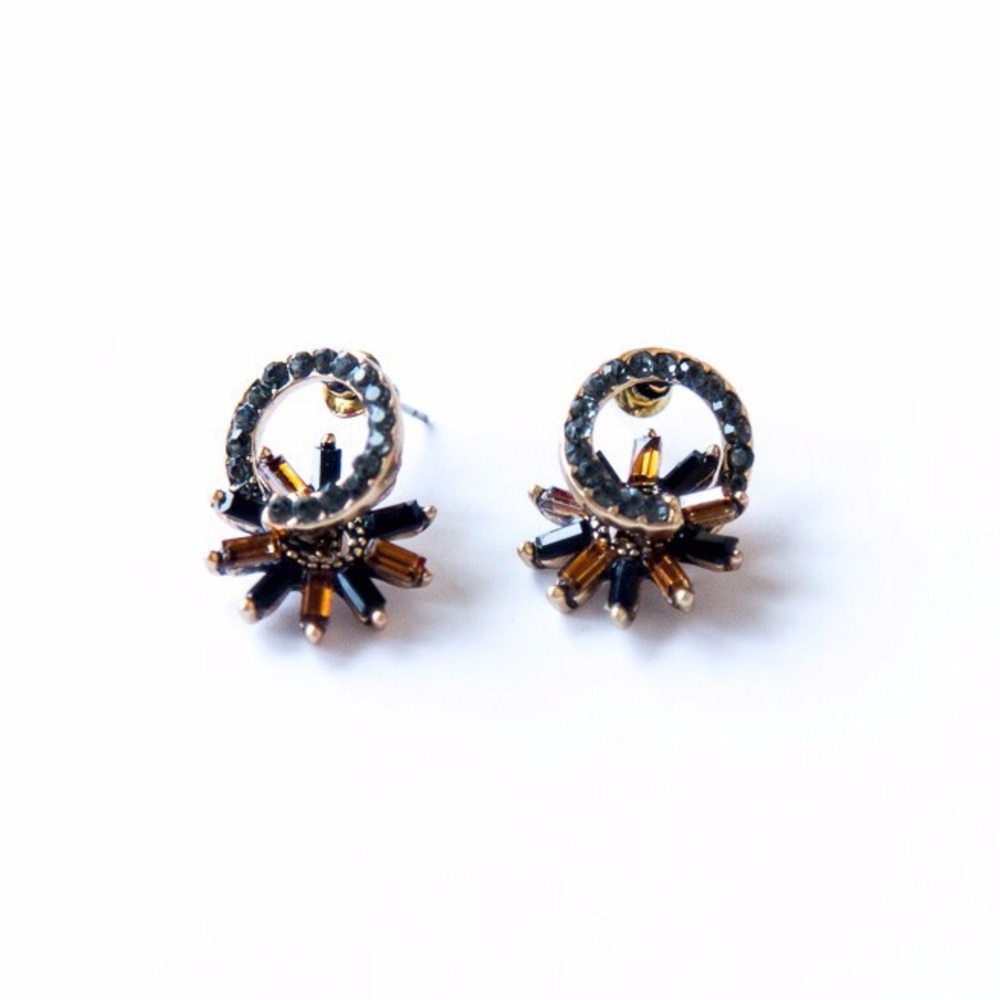 Gem  statement earrings