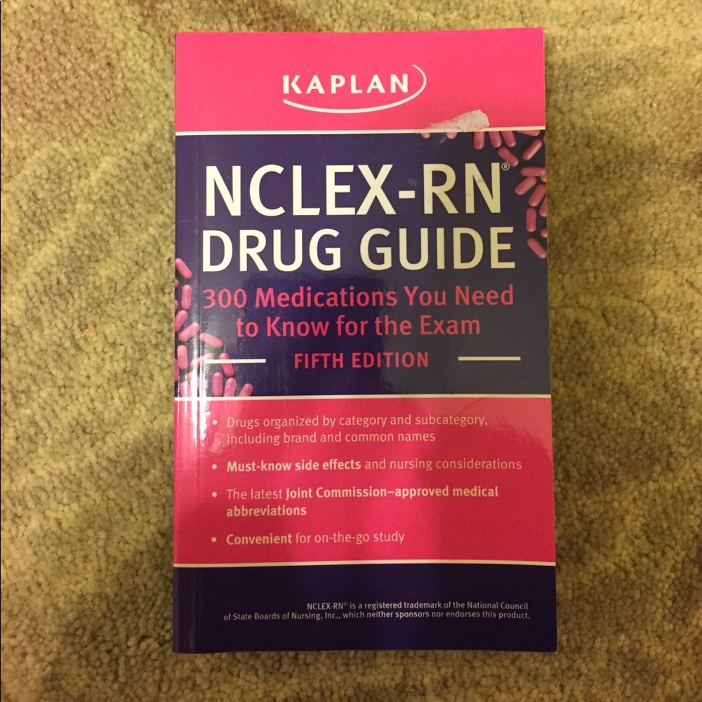 Kaplan NCLEX-RN Drug Guide. 5th edition