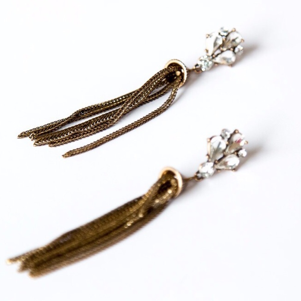 Tassel elegant statement earring