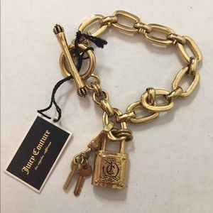 NWT Juicy Couture lock bracelet