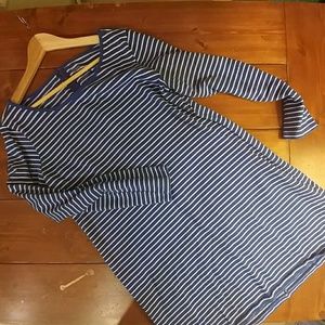 Gap maternity striped mini dress, XL