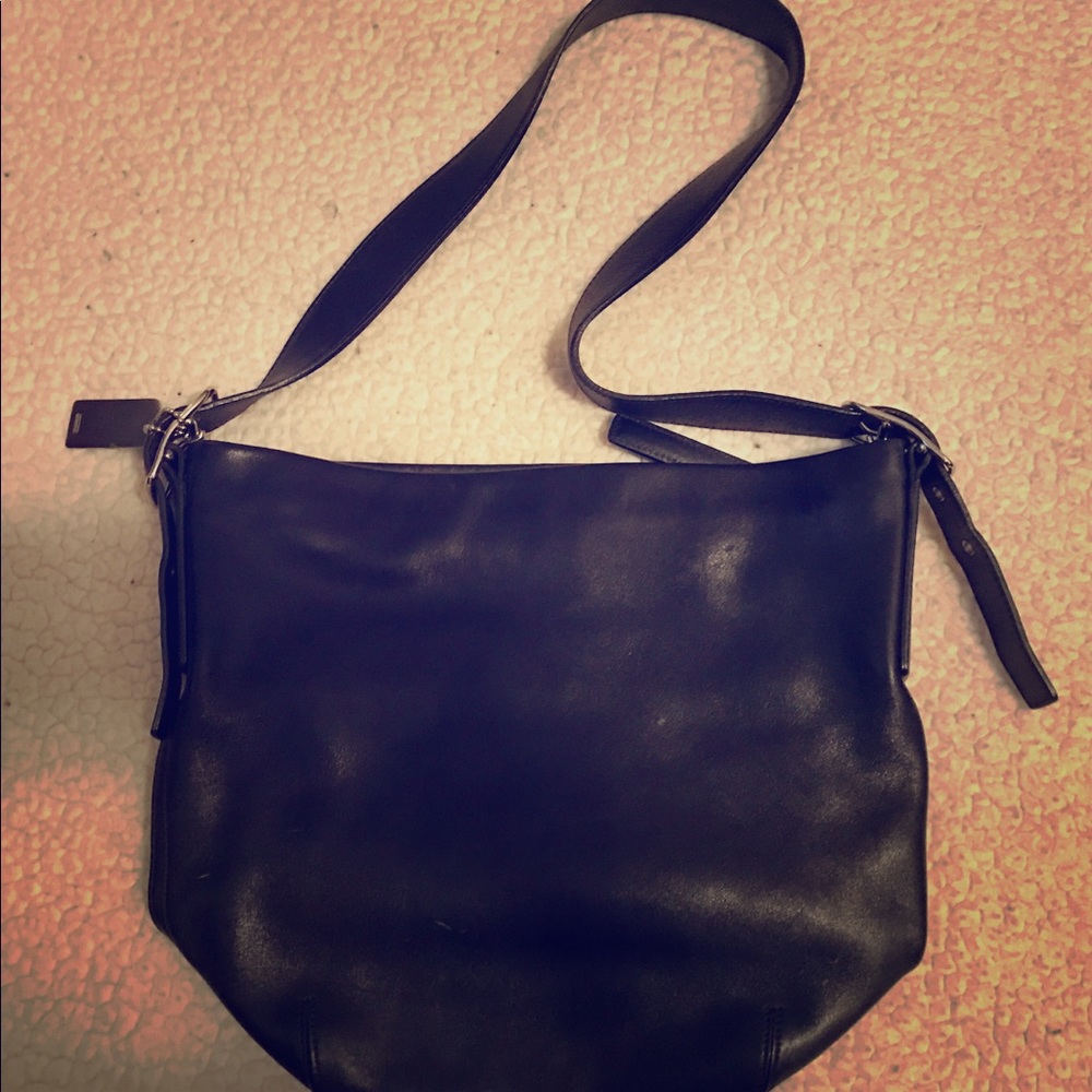 Authentic Leather Coach Hobo Handbag