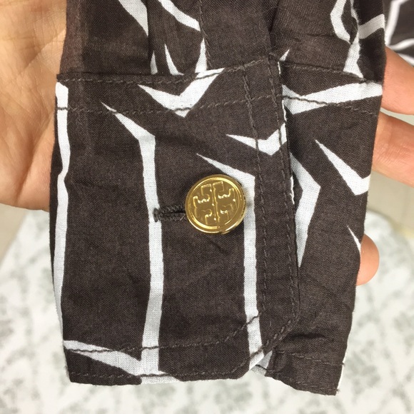 Tory Burch long sleeve top Sz 2 - Picture 6 of 7