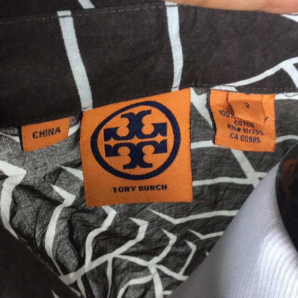 Tory Burch long sleeve top Sz 2 - Picture 7 of 7