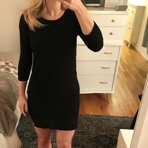 Club Monaco Black Sweater Dress