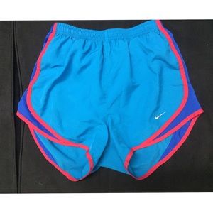 Blue and Red Nike Shorts