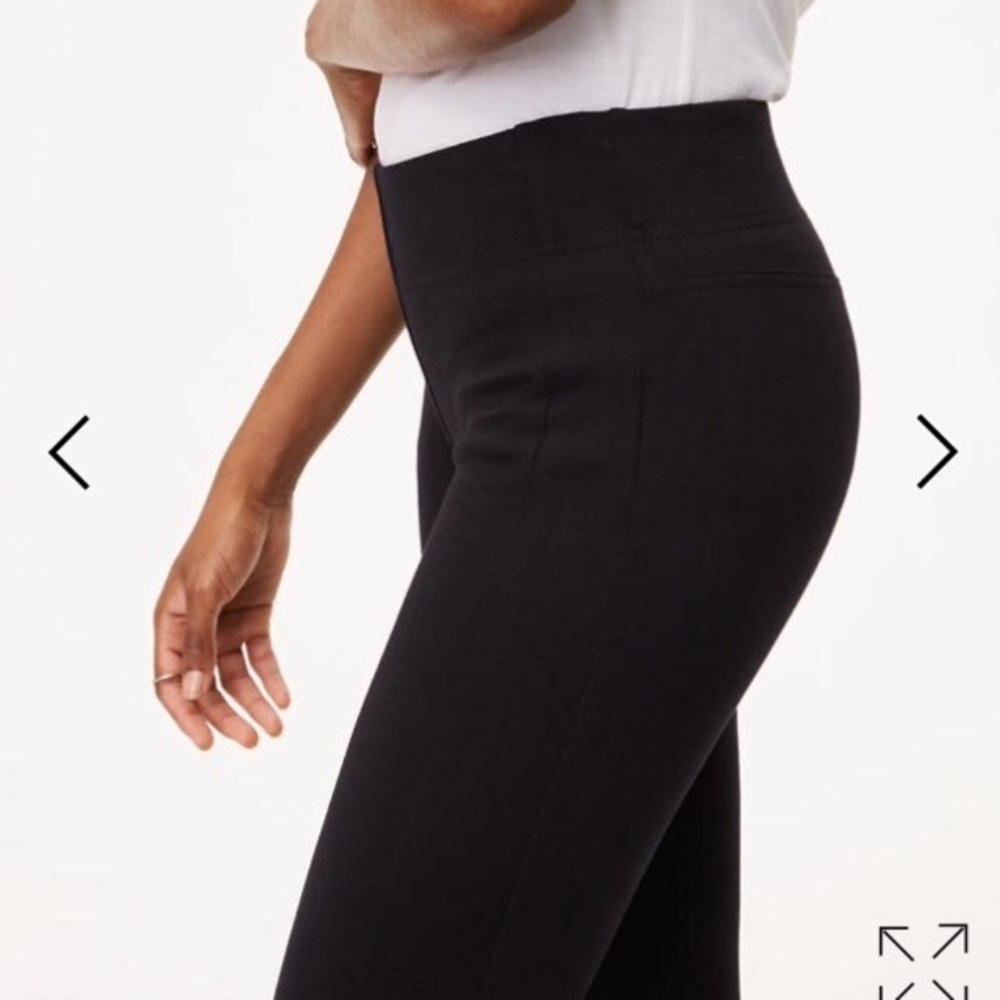 LOFT xsp ponte black leggings