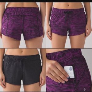 NWT lululemon reversible shorts