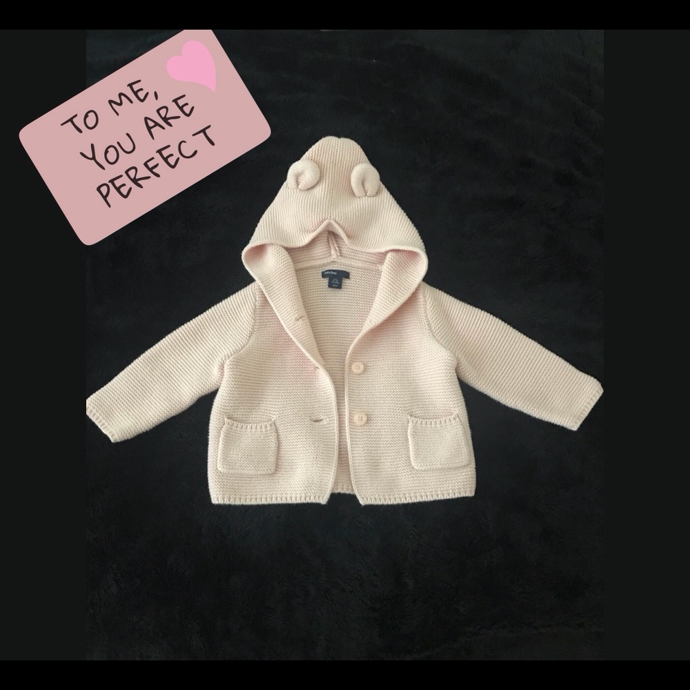 Gap knitted hood sweater