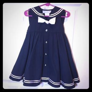 Adorable Nautical Sophie Rose Dress Perfect Cond.