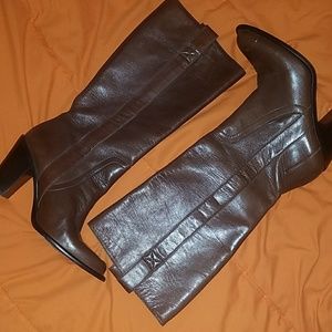 Banana republic leather riding boots