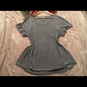 LuLaRoe Simply Comfy Top-Gray 3XL