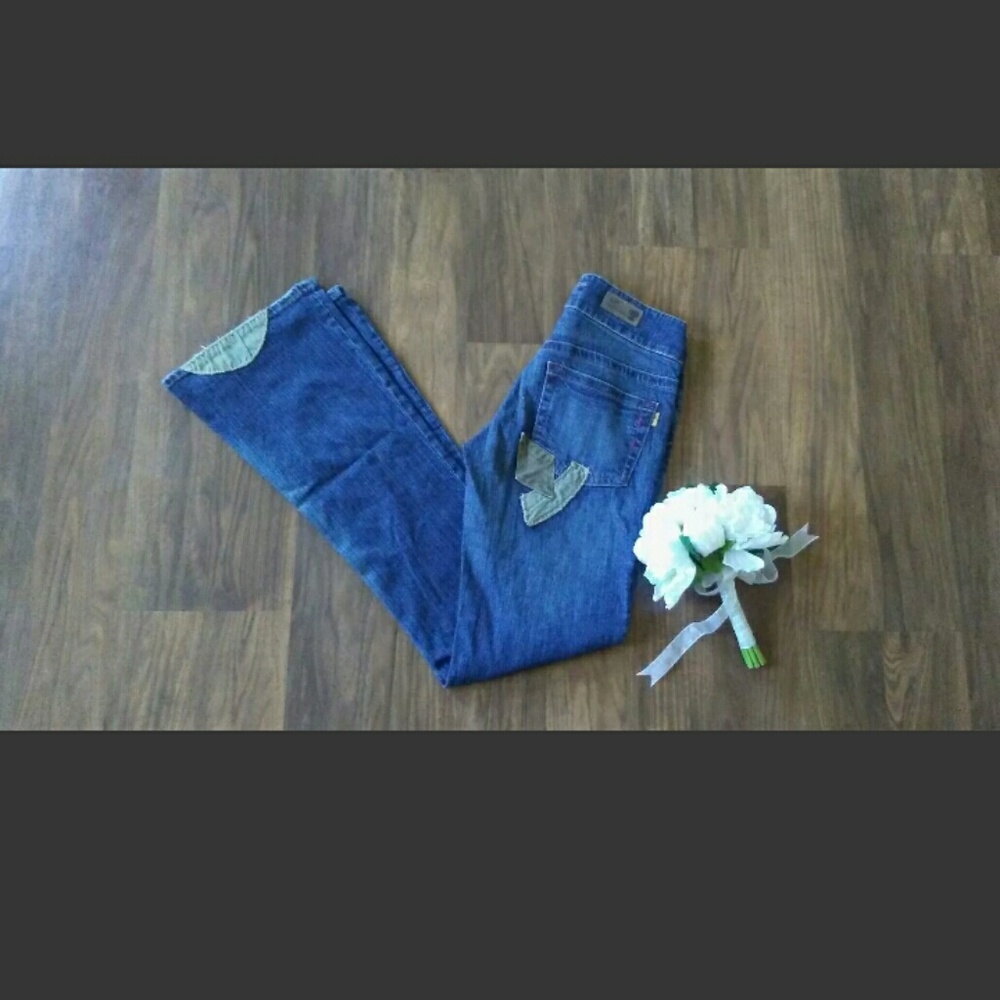 Pepe Vintage Corduroy Patchwork Distressed Jeans