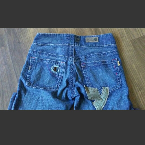 Pepe Vintage Corduroy Patchwork Distressed Jeans - Picture 3 of 8