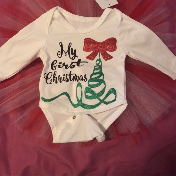 My First Christmas 3 piece set - Picture 4 of 6