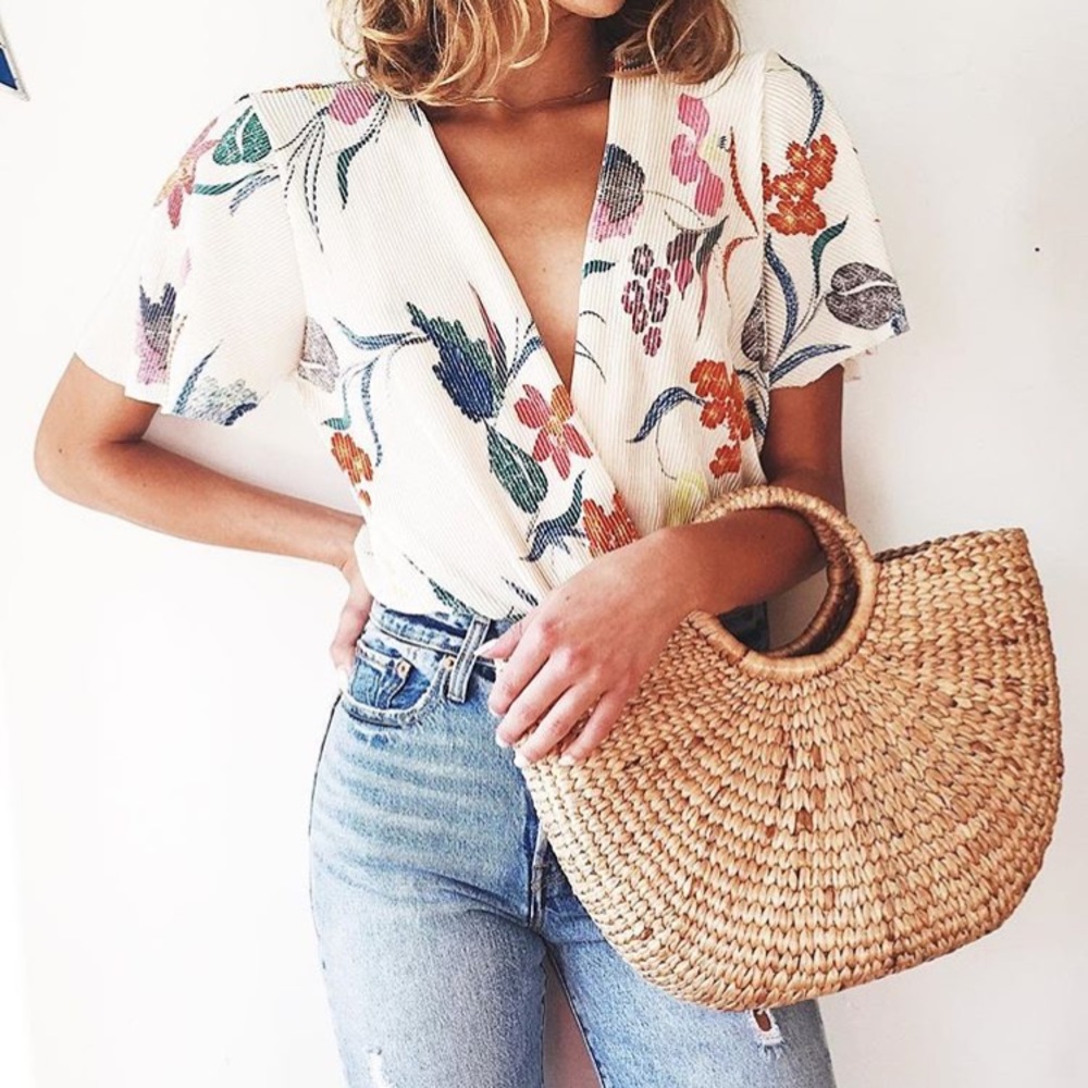 miley + molly hawaiian top