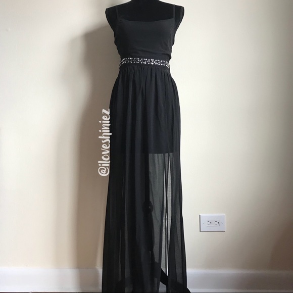 Forever 21 Dresses & Skirts - •Forever 21• Studded Maxi Dress M