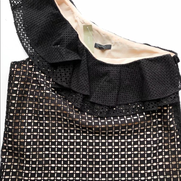 NWT J Crew eyelet one should ruffle top 4,12 - Picture 4 of 7