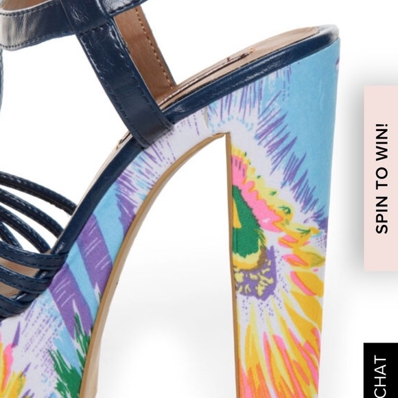 SOLD OUT Shoe Republic LA Strappy Platform Heels 8 - Picture 8 of 8