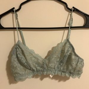 Light blue lace bralette/urban outfitters