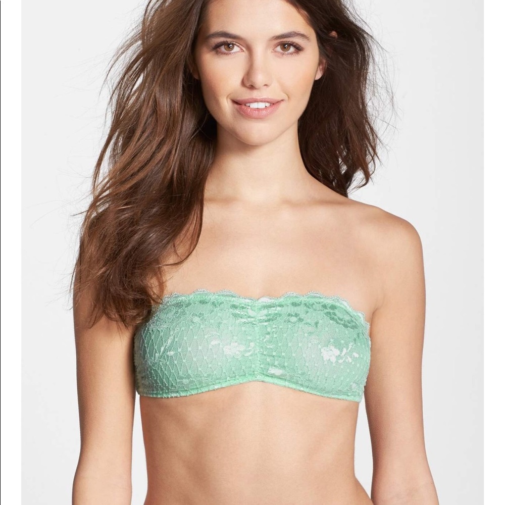 NEW Free People Lace Bandeau Strappy Bralette - Picture 4 of 8