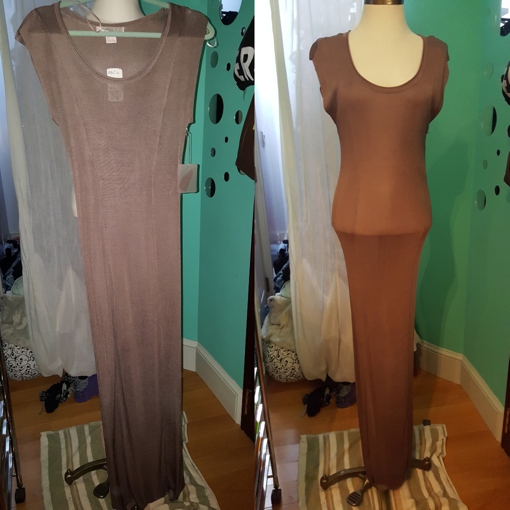 BOGO Tan/taupe maxi dress